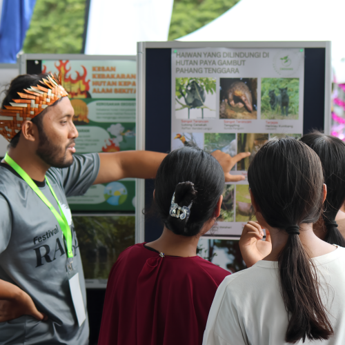 Raising awareness with local communities on ecosystems and biodiversity.