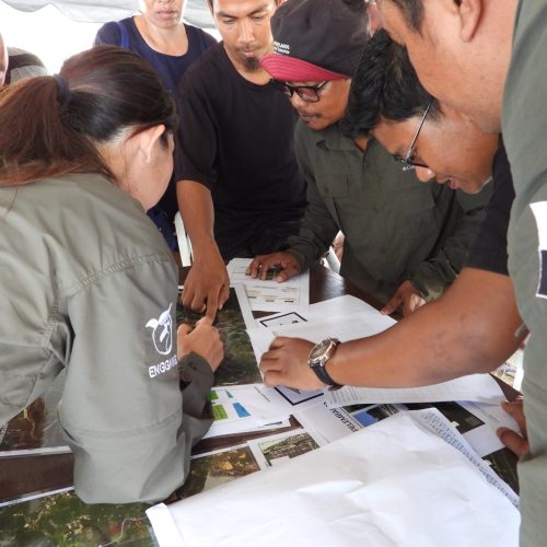 Participatory mapping with local communities.